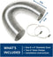 Semi-rigid Aluminum 8' Transition Duct