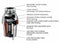 3/4 HP Waste Disposal with 3 Bolt Mount