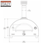 Tabletop Hybrid Gas & Wood Oven
