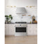 36" Dual-Fuel Professional Range with 4 Burners and Griddle