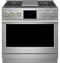 36" Dual-Fuel Professional Range with 4 Burners and Griddle