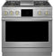 36" Dual-Fuel Professional Range with 4 Burners and Griddle