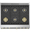 36" Dual-Fuel Professional Range with 6 Burners