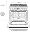 36" Dual-Fuel Professional Range with 6 Burners