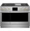 48" Dual-Fuel Professional Range with 4 Burners, Grill, and Griddle