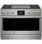 48" Dual-Fuel Professional Range with 4 Burners, Grill, and Griddle