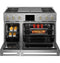 48" Dual-Fuel Professional Range with 4 Burners, Grill, and Griddle