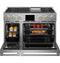 48" Dual-Fuel Professional Range with 4 Burners, Grill, and Griddle