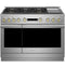 48" Dual-Fuel Professional Range with 6 Burners and Griddle