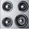 24" Wide 230V 4-Burner Coil Cooktop