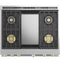 36" All Gas Professional Range with 4 Burners and Griddle