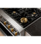 36" All Gas Professional Range with 4 Burners and Griddle