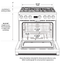 36" All Gas Professional Range with 6 Burners