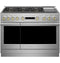 48" All Gas Professional Range with 6 Burners and Griddle
