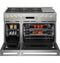 48" All Gas Professional Range with 6 Burners and Griddle