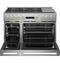 48" All Gas Professional Range with 6 Burners and Griddle