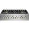 36" Professional Gas Rangetop with 6 Burners