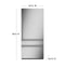 36" Panel-Ready Integrated Bottom-Freezer Refrigerator- Right Hinge
