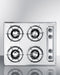 24" Wide 4-Burner Gas Cooktop