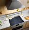 36" Wall-Mounted Pyramid Chimney Vent Hood with Air Quality Sensors