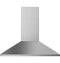48" Wall-Mounted Pyramid Chimney Vent Hood with Air Quality Sensors