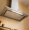 48" Wall-Mounted Pyramid Chimney Vent Hood with Air Quality Sensors