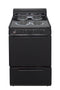 24 in. Freestanding Electric Range in Black