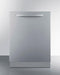 SUMMIT DW244SSADA 24" Wide Built-in Dishwasher, ADA Compliant