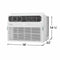 FRIGIDAIRE FHWW124TE1 Frigidaire 12,000 BTU Window Room Air Conditioner with Wi-Fi