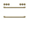 CAFE CXFCHHKPMCG Café(TM) Handle Kit - Range Brushed Brass