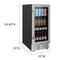 AVANTI BCS30Z3SIS Avanti Beverage Center, 72 Can Capacity - Stainless Steel / 72 Cans