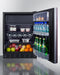 SUMMIT CT66BK2SSIFADA 24" Wide Refrigerator-freezer, ADA Compliant (panel Not Included)