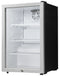 DANBY DAG026A2BDB Danby 2.6 cu. ft. Compact Glass Door Fridge in Platinum