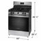 FRIGIDAIRE FCRG3052BS Frigidaire 30" Gas Range