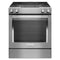 KITCHENAID KSDG950ESS 30-Inch 4-Burner Dual Fuel Downdraft Slide-In Range - Stainless Steel