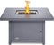 NAPOLEON BBQ HAMP2GY Hamptons Square Patioflame Table , Grey , Propane