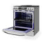 MIDEA MGS30S4AST Slide-In Gas Range with 5 Burners and Air Fry Convection