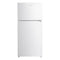 MIDEA MRT14D2BWW Midea Energy Star Certified 14 Cu. Ft. Refrigerator with Glass Shelves - White