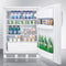 SUMMIT FF6LWBI7 24" Wide Built-in All-refrigerator, ADA Compliant