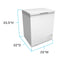 AVANTI CF5F0W Avanti Garage Ready Chest Freezer, 5.0 cu. ft.