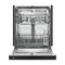 MIDEA MDF24P2BBB Midea 52 dBA Front Control Dishwasher with Interior Light