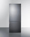 SUMMIT FFBF283SS 28" Wide Bottom Freezer Refrigerator