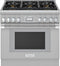 THERMADOR PRD366WHU Dual Fuel Professional Range 36'' Pro Harmony(R) Standard Depth Stainless Steel PRD366WHU