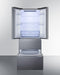 SUMMIT FDRD152PL 27.5" Wide French Door Refrigerator-freezer