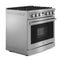 Thor Kitchen ARG36LPTHOR 36 Inch Freestanding Professional Gas Range with 6 Sealed Burners, 6 cu. ft. Liquid Propane