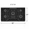 FRIGIDAIRE FCCG3627AB Frigidaire 36" Gas Cooktop