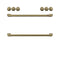 CAFE CXFCEHKPMCG Café(TM) Handle Kit - Range Brushed Brass