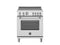 BERTAZZONI MAS304CEMXV 30 inch Electric Range, 4 Heating Zones, Electric Oven Stainless Steel