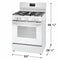 FRIGIDAIRE FCRG3052BW Frigidaire 30" Gas Range