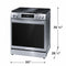 FRIGIDAIRE GCFG3060BF Frigidaire Gallery 30" Front Control Gas Range with Total Convection